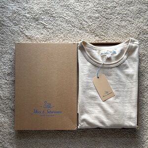 Bundle: 1 Nature and 1 White Merz b. Schwanen 215
Loopwheeled T-Shirts